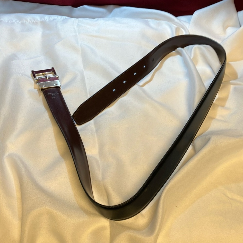 Men’s Reversible Genuine Leather Belt. Waist Size 36